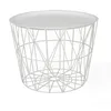 Image de Table D'extérieur - Home Deco Factory - Filaire - Métal - Blanc