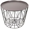 Image de Table dAppoint Design Filaire 52cm Taupe
