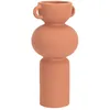 Image de Vase - Home Deco Factory - Anse - Céramique - Terracotta - Orange