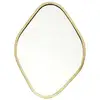 Image de Miroir - Home Deco Factory - Deco Losange - Contour Doré - Or