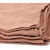 Image de Plaid - Home Deco Factory - Gaze De Coton - Rose Litchi - 120 X 150 Cm