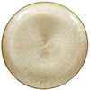 Image de Assiette - Home Deco Factory - Dorée - Verre