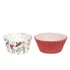 Image de Lot De 75 Caissettes De Cuisson "noël" 7cm Multicolore