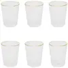 Image de Lot De 6 Verres Design "liseré" 35cl Transparent
