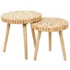 Image de Table Gigogne - Home Deco Factory - Rondin - Marron