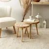 Image de Table Gigogne - Home Deco Factory - Rondin - Marron