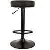 Image de Lot De 2 Tabourets De Bar - Home Deco Factory - Mumford - Réglables - Noirs