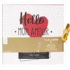 Image de Bougie - Home Deco Factory - Parfumée - Calendrier Amour - Blanc Et Rouge