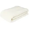Image de Plaid - Home Deco Factory - Torsade - Effet Sherpa - Beige
