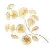 Image de Décoration Murale en Métal Fleur 54cm Or