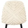 Image de Lot De 4 Chaises - Home Deco Factory - Mora - Pieds Métal Noir - Beige