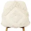 Image de Lot De 4 Chaises - Home Deco Factory - Faro - Beige - Pieds Métal Imitation Bois