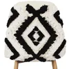 Image de Lot De 4 Chaises - Home Deco Factory - Lagos - Design Original - Beige Et Noir
