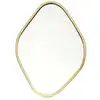 Image de Lot De 3 Miroirs - Home Deco Factory - Contour Doré - Tendance - Or