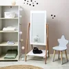 Image de Miroir Sur Pied - Home Deco Kids - Bella - Pratique - Décoratif - Blanc