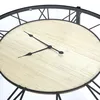 Image de Table Basse - Home Deco Factory - Dia 90cm - Horloge - Noir