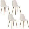 Image de Lot de 4 Chaises - HOME DECO FACTORY - Poesie - Design Original - Multicolore