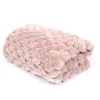 Image de Plaid - Home Deco Factory - Opulence - Imitation Fourrure - Rose