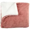 Image de Plaid - Home Deco Factory - Imitation Fourrure - Rose - 140 X 200 Cm