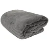 Image de Plaid - Home Deco Factory - Imitation Fourrure - Douceur - Gris