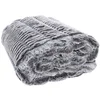 Image de Plaid - Home Deco Factory - Opulence - Imitation Fourrure - Gris