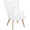 Image de Fauteuil - Home Deco Factory - Helsinki - Patchwork - Beige Et Marron