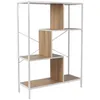 Image de Etagere - HOME DECO FACTORY - Edison - Industrielle - Vintage - Marron et Blanc