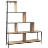 Image de Etagere - Home Deco Factory - Edison - Industrielle - Vintage - Noir Et Marron