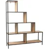 Image de Etagere - Home Deco Factory - Edison - Industrielle - Vintage - Noir Et Marron