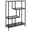 Image de Etagere - Home Deco Factory - Edison - Verre Fume - Noir