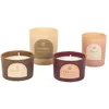 Image de Lot De 4 Bougies - Home Deco Factory - Parfumées - Beige Et Marron