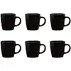 Image de Lot De 6 Mugs En Céramique "lounge" 40cl Noir