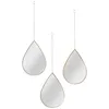 Image de Lot De 3 Miroirs - Home Deco Factory - Sixte - Goutte - Doré