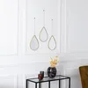 Image de Lot de 3 Miroirs - HOME DECO FACTORY - Sixte - Goutte - Doré