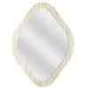 Image de Miroir - Home Deco Factory - Elio - Design - Losange - Marron