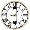 Image de Horloge - Home Deco Factory - Jack - Silencieuse - Bois Et Métal - Marron Et Noir