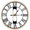 Image de Horloge - home deco factory - jack - silencieuse - bois et métal - marron et noir