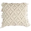 Image de Coussin - Home Deco Factory - Macramé - Beige
