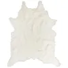 Image de Tapis - Home Deco Factory - Imitation Fourrure - Blanc