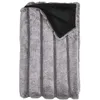 Image de Plaid - Home Deco Factory - Imitation Fourrure - Gris