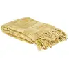 Image de Plaid - Home Deco Factory - Grosse Maille - Chunky - Jaune