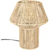 Image de Lampe À Poser - Home Deco Factory - Abat-jour En Corde Tressée - Beige Et Marron