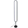 Image de Lampe - Home Deco Factory - Led Ovale Sur Pied - Noir