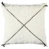 Image de Coussin - Home Deco Factory - Sherpa - Géométrique - Blanc