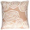 Image de Coussin - Home Deco Factory - Natural Crush - Imprimé - Sherpa - Blanc Et Beige