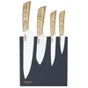 Image de Lot De 4 Couteaux Avec Support "aimanté" 34cm Gris