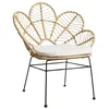 Image de Lot De 2 Fauteuils - Home Deco Factory - Honolulu - Confort - Beige Et Noir