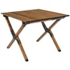 Image de Table - Home Deco Factory - Mariposa - Effet Bois - Pratique - Marron