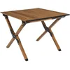 Image de Table - HOME DECO FACTORY - MARIPOSA - Effet Bois - Pratique - Marron