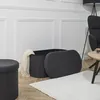 Image de Coffre Banc Pliable - Home Deco Factory - Pills - Noir